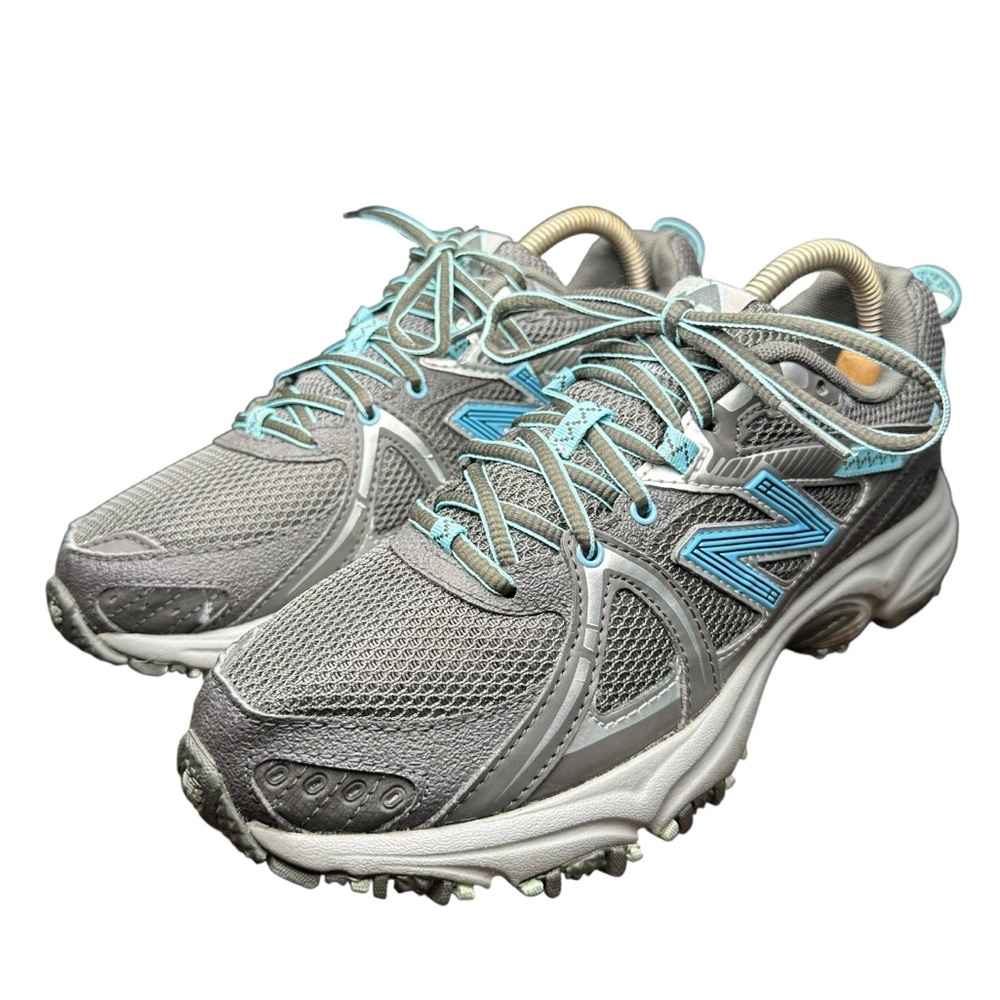 New Balance 510 Trail Running WT510BB Blue Hiking Gray Shoes - Women’s Size 8